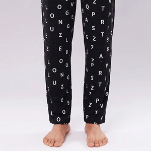 Pantalones de Pijama de Verano Casuales de Alta Calidad, Transpirables, Ecológicos, Ligeros, con Estampado Sublimado, Cintura con Cordón Ajustable para Hombre - Product Image 5