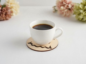 Funny Emoji Face Laser Engraved Solid Wood <b>Coaster</b> Handcrafted Heat Resistant <b>Drink</b> Mat Table Protector Coffee Tea Glass - Product Image 2