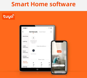 Serrure de porte intelligente avec reconnaissance faciale 3D personnalisable, application Tuya, WiFi, télécommande active, antivol, pour la sécurité à domicile - Product Image 6