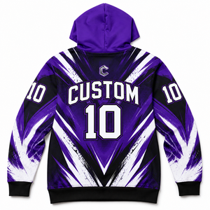 Sudadera con capucha de punto transpirable para mujer OEM, jersey de invierno, sudadera con cremallera personalizada - Product Image 5