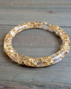 3pcs Hyperbole Stackable Irregular Geometric Wide <b>Bangle</b> Resin Chunky Fashion <b>Bangles</b> <b>Set</b> - Product Image 5