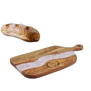 Nouveau design de planche de service en bois époxy bloc à découper décoratif pour légumes, fruits, fromage et pain - Product Image 3