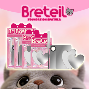 Nouvelle palette de maquillage professionnelle en acier inoxydable pour fards à paupières et fond de teint liquide, spatule de fond de teint, outil de maquillage en gros - Product Image 1