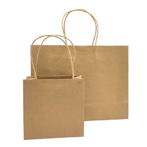 Kraft Paper Carry <b>Bag</b> Custom Logo Twisted Handle - Product Image 1