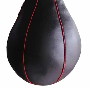 Ballon de boxe professionnel fabriqué en usine pour l'entraînement de frappe, ballon de frappe en cuir de haute qualité pour l'entraînement de vitesse - Product Image 3