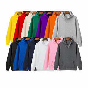 Sweat à capuche unisexe personnalisé pour homme et femme, coupe oversize, effet teinture unie, style court, pour homme et femme - Product Image 1