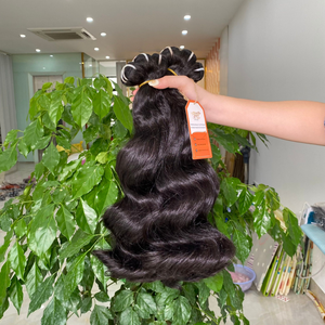 ผมรวมกลุ่มผ้าน้ำหยักศกต่อผมมนุษย์หรูหราดิบผมเวียดนามราคาขายส่ง - Product Image 2