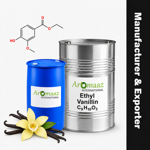 Ethyl Vanillin 100% Pure Nature <b>Liquid</b> Form Food Flavor Bulk Supplier & Manufacturer | Aromaaz - Product Image 1