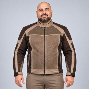 Chaqueta de malla para motociclistas para todas las estaciones con capa térmica extraíble, paneles ventilados, correas ajustables y versátil para la conducción de motocicletas - Product Image 1