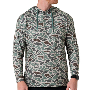 Camisa de Manga Larga con Capucha de Camuflaje para Hombre, Corte Regular, Secado Rápido, Tejido de Poliéster, Ropa Casual de Verano - Product Image 2