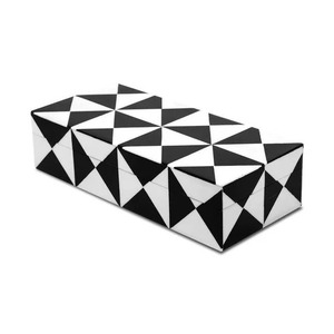 Boîte de rangement rectangulaire en résine faite à la main, multi-usages, pour bijoux et décoration intérieure, coffret cadeau d'entreprise - Product Image 1