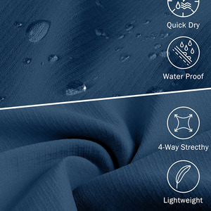 Pantalones de senderismo de alta calidad, transpirables y ligeros para hombre, personalizables para uso diario, de color sólido y teñido liso. - Product Image 5