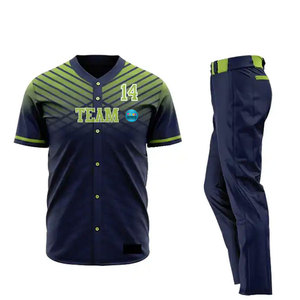 Uniforme de baseball personnalisé avec logo, respirant, de haute qualité, dernier design, vêtements d'équipe, vente chaude, prix abordable - Product Image 2