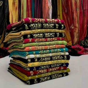 Salwar Kameez traditionnel pour femmes, de qualité supérieure, avec broderies et dupatta coloré, pour tenue décontractée et fêtes/mariages - Product Image 4
