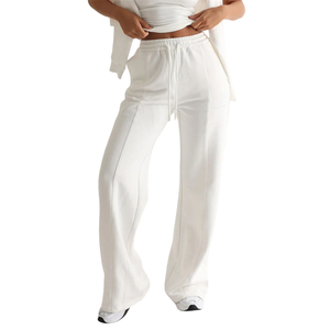 กางเกงคาร์โก้ผู้หญิง ดีไซน์ใหม่สำหรับผู้หญิง กางเกงจ็อกเกอร์ขายาวผู้หญิง สั่งทำขายส่ง กางเกงจ็อกเกอร์เอวสูงมีกระเป๋าข้าง - Product Image 1