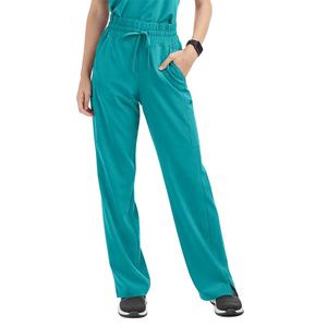 Pantalones Ajustables con Banda Elástica de Algodón y Poliéster con Botones y Cintas para el Sudor, Unisex, para Uso Hospitalario - Product Image 2