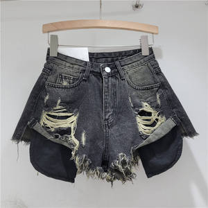 Shorts de Mezclilla de Verano para Mujer con Cierre de Cremallera y Bolsillos, Shorts Casuales de Mezclilla, Ropa Urbana Moderna para Chicas, Diseño OEM - Product Image 3