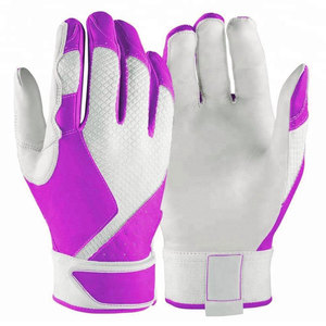 Customizable Color And Design Unisex Batting Gloves Groove Pattern <b>Easy</b> to Pull <b>Off</b> And On Velcro Strap Baseball Batting Gloves - Product Image 4