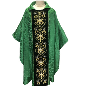 Túnicas de Bautismo Blancas con Bordado Rojo de Paloma, Color y Tela Personalizables, Túnica de Iglesia Unisex para Adultos con Estola 2026 - Product Image 5