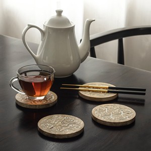 ชุดจานรองแก้วไม้มะม่วง - งานฝีมือไม้ธรรมชาติ ของตกแต่งบ้าน ขายส่ง - Product Image 3