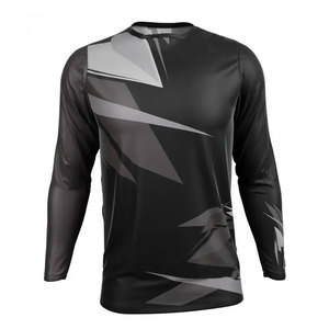 Maillot de cyclisme unisexe personnalisé, t-shirt de course imprimé, hauts de moto VTT à manches longues, respirant, imperméable, coupe-vent, séchage rapide - Product Image 3