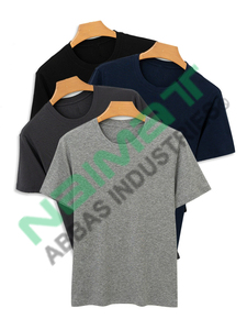 เสื้อยืดลำลองผู้ชายคุณภาพสูงแบบเรียบ 220 สำหรับออกกำลังกายและเล่นกีฬา ปรับแต่งได้ - Product Image 6