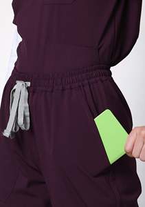 Wholesale Custom Logo Summer Scrub Sets Stretch Spandex <b>Nurse</b> Hospital Scrubs Suit Tops Unisex Medical Hospital Uniforms - Product Image 6