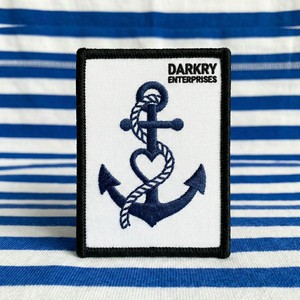 Custom Light Blue Fabric Anchor Hope Text Design Quality Machine Embroidery <b>Sew</b>-<b>On</b> Iron-<b>On</b> <b>Patch</b> Badge For Uniform Jacket - Product Image 6