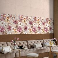 Carrelage mural professionnel 300x600 moderne et minimaliste blanc brillant pour bureaux d'entreprise et infrastructures commerciales