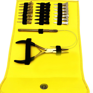 Kit d'outils pour extensions de cheveux, pinces d'installation de micro-anneaux en métal, clips et fil pour l'application et le retrait d'extensions de cheveux - Product Image 5