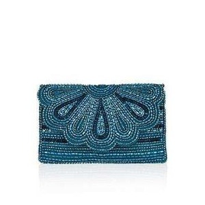 Bolso de Mano Tradicional Indio de Lujo Hecho a Mano con Cuentas de Vidrio y Asa de Baguette, Bolso Tote Premium Artesanal y Duradero, Promocional - Product Image 1