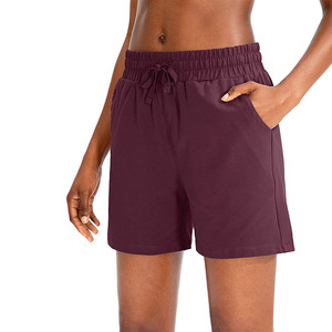 Shorts Deportivos para Mujer, 100% Algodón, Cintura Ajustable, Ideales para Gimnasio y Fitness - Product Image 5