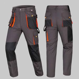 Pantalones de Trabajo de Verano para Hombre, Pantalones de Trabajo Personalizados con Tiras Reflectantes, Uniformes de Trabajo de Construcción con Servicio OEM - Product Image 2