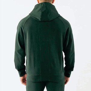 Trajes deportivos de invierno de poliéster/algodón, lisos, de largo completo, con bolsillos laterales, para hombre, corte ajustado, fabricación. - Product Image 3