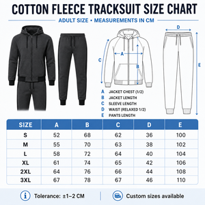 Ensemble de survêtement en molleton de coton épais personnalisé avec sweat à capuche zippé et pantalon de jogging – Fabricant OEM de vêtements de sport sous marque privée - Product Image 6