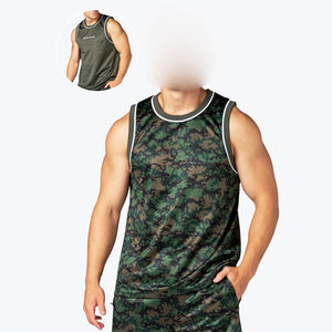 Camiseta de Baloncesto Casual Reversible de Poliéster/Algodón de Secado Rápido con Impresión por Sublimación Personalizada, Camiseta Deportiva de Alta Calidad para Hombre - Product Image 4