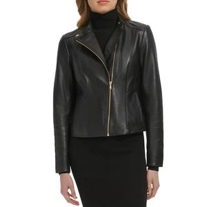 Chaqueta de Cuero para Mujer, 100% Piel de Vacuno Original de Alta Calidad, Nueva, Elegante, de Secado Rápido, para Invierno - Product Image 1