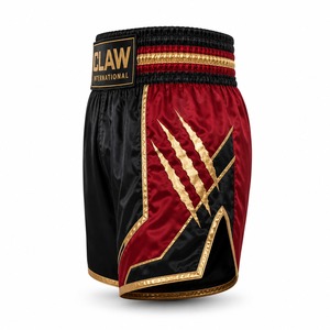 Shorts de boxe Muay Thai professionnels durables, design imprimé personnalisé, extensibles, légers, respirants, séchage rapide, confortables - Product Image 6