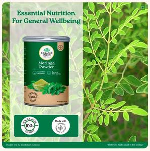 Poudre de Moringa biologique 100% naturelle d'Organic India, provenant de Delhi, pour un soutien immunitaire sain et une source d'énergie - Product Image 2