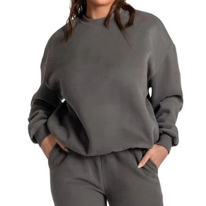 Sweat-shirts légers en molleton 100 % coton anti-boulochage pour femmes, grandes tailles, fabriqués au Pakistan, tendance, avec logo personnalisé, vente chaude - Product Image 2