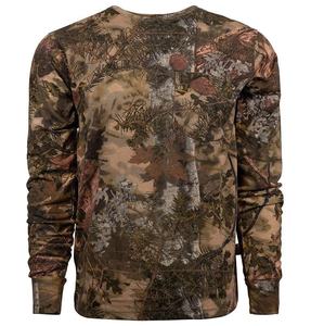T-shirts de chasse et de pêche personnalisables pour hommes, à manches longues, camouflage, protection solaire, vente en gros, pour équipement de chasse - Product Image 2