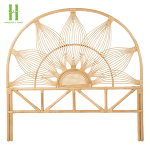 Article artisanal incontournable : Lit en rotin avec panneaux de tête de lit simples, idéal pour la maison et l'hôtellerie, en rotin 2026 - Product Image 2