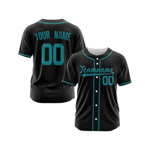 Jersey de Béisbol Personalizado de la Mejor Calidad, Jersey Deportivo Sublimado con Botones para Hombre, Uniforme de Equipo de Secado Rápido - Product Image 3