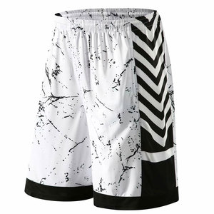 Shorts de basket-ball imprimés sur mesure, streetwear pour hommes, shorts de basket-ball en mesh double couche, shorts d'été pour hommes, noir uni - Product Image 1