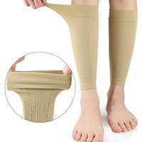Manchons de compression pour mollets en nylon et élasthanne, élastiques, respirants, pour l'entraînement et le quotidien