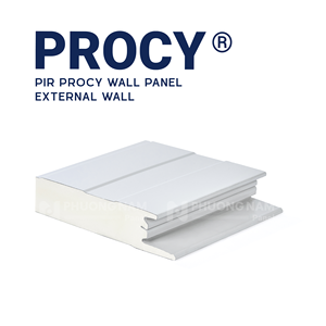PIR lõi bên ngoài tường procy Bảng điều khiển bền vững cách âm chống cháy an toàn Bảng điều khiển nhẹ cho kho lạnh và không gian công nghiệp sạch - Product Image 3