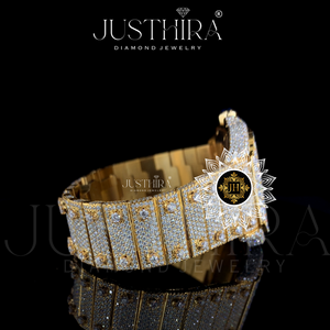 Montre mécanique de luxe pour femme la plus vendue, avec diamants Moissanite, bracelet en acier inoxydable, élégante, cadeau de mode disponible, la meilleure - Product Image 2