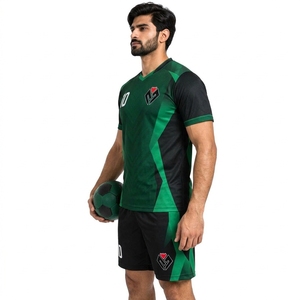 ชุดแฮนด์บอลพรีเมียม เสื้อเจอร์ซีย์และกางเกงขาสั้น น้ำหนักเบา สวมใส่สบาย เหมาะสำหรับกีฬาแฮนด์บอล ระบายอากาศได้ดี รับผลิตแบบ OEM - Product Image 6