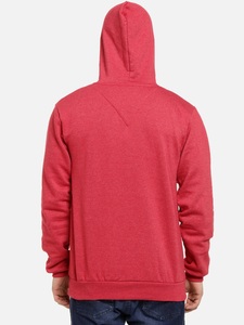 Sudadera con Capucha Roja para Hombre, Corte Regular, Informal, de Algodón Tejido, con Bolsillo, Diseño con Letras Estampadas en la Parte Delantera, para Otoño - Product Image 3