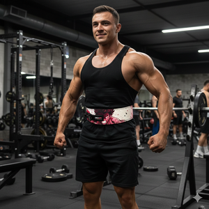 Cinturón Deportivo Rexfit de Cuero Ajustable y Resistente para Entrenamiento de Fuerza, con Hebilla Duradera y Soporte para Sentadillas - Product Image 3